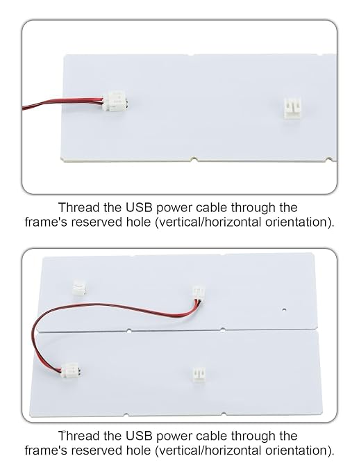 CMYK LED Lithophane PCB KC009 KC010 Compatible with Bambu Lab P1 X1 A1 Printers | 6 Packs With Connection Cable 3D Printer Accessories LED Lighting Panel Replacement for Makerworld DIY 3D Printing Projects