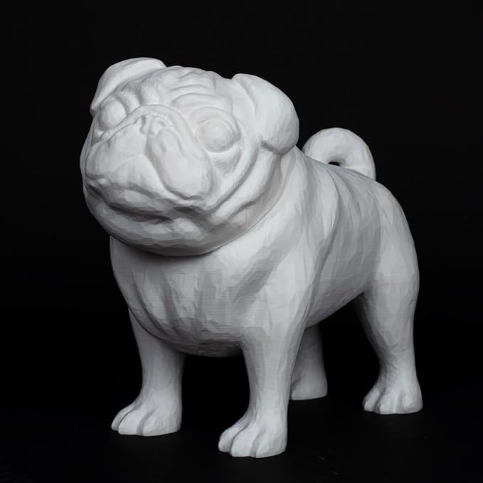 Prusament Premium PLA Pristine White 1.75mm 1kg 3D Printer Filament | PLA filament with ±0.02 mm precision, low warping, and reliable, tangle-free printing for beginners and professionals.