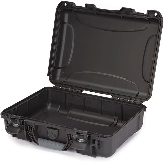NANUK 910 Hard Case with Customizable Cubed Foam, IP67 Waterproof, Dustproof and Impact Resistant, 14.3” x 11.1” x 4.7”, Rugged Construction for Ultimate Protection, Made in Canada – Black