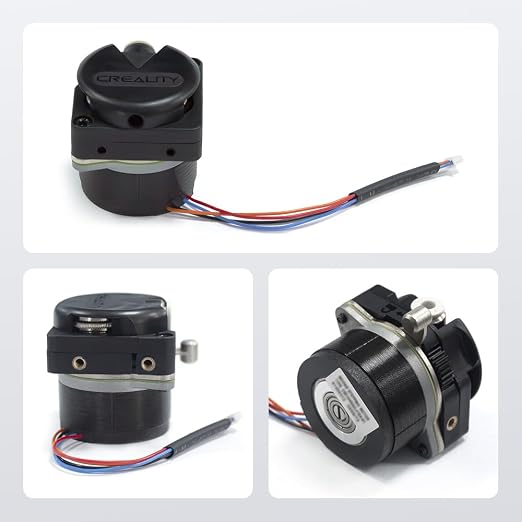 Creality K1/K1 Max/K1C/K1 SE Extruder with Motor, Official Upgraded K1 Extrusion Kit Direct Drive Extruder Dual Gear Smooth Feeding High Speed Printing Extruder for K1 SE/Ender 3 V3 Plus 3D Printer