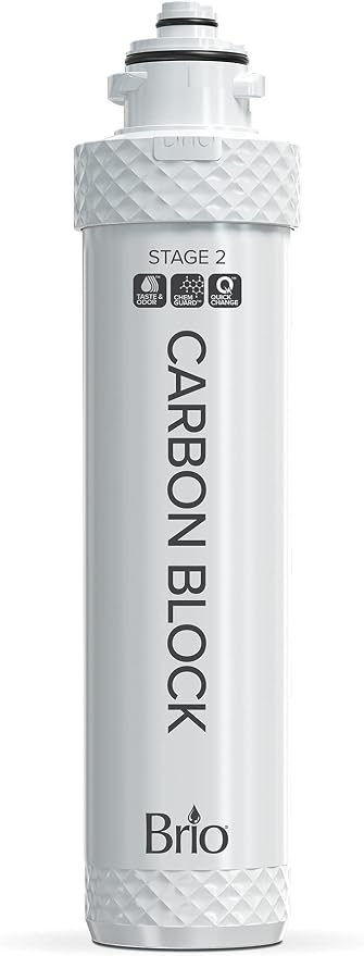 Brio Water Cooler Filter Replacement - Stage-2: Carbon Block - for models CLPOU320SLUVF2, CLPOU520UVF2, CLCTPOU620UVF2, CLCTPOU520UVF2