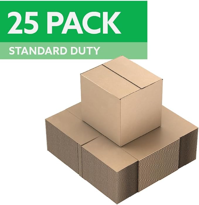 20"x18"x18" Shipping Boxes, Corrugated Cardboard Moving & Packing Boxes for Shipping, Storage and Packaging, Bundle of 25