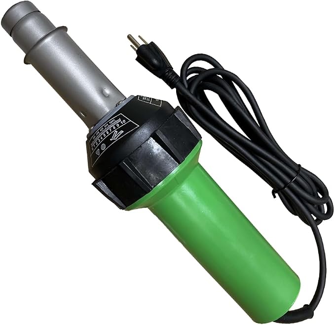 Beyondlife 1600W Plastic Welding Kit Hot Air Welder Heating Gun PVC Vinyl Rod Welding Hot Gas Pistol Tool, with Various Welding Nozzles, Handheld Floor Groover