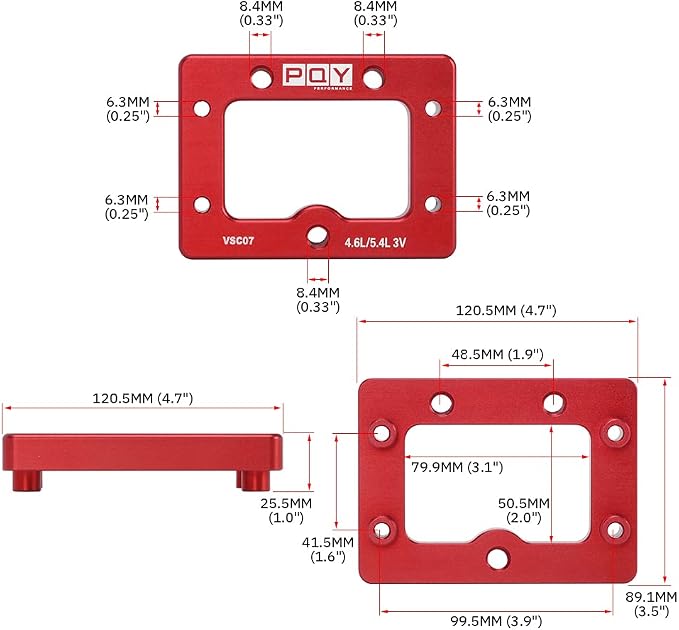 Engine Valve Spring Compressor Tool Compatible with Ford Mustang GT 4.6L 5.4L 3V Explorer Trac Magnetic Screw Retainer Red