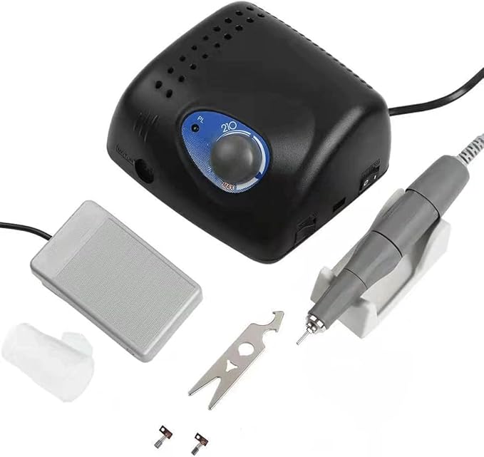 Nail Drill-210 Polishing Machines- Horse Power - High Torque of 40000 RPM - for Laboratory, Finger and Toenail Care
