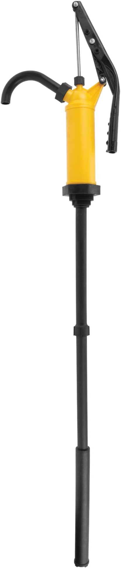 Performance Tool W54269 Yellow General Purpose Lever Action Barrel Drum Pump - Fits 15 to 55 Gallon Drums