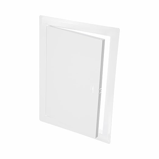 8" x 12" White Metal Access Panel - Wall Access Panel for Drywall - Hidden Wire Cover for Wall Covering Panels - Plumbing, Electricity, Heating Alarm, Bathroom, Dry Wall Hole Cover