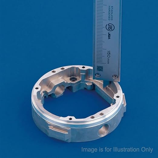 Mitutoyo 531-128 Vernier Calipers, Stainless Steel, for Inside, Outside, Depth and Step Measurements, Inch/Metric, 0"/0mm-6"/150mm Range, +/-0.0011"/0.03mm Accuracy, 0.001"/0.02mm Resolution, 40mm Jaw Depth | Stainless Steel