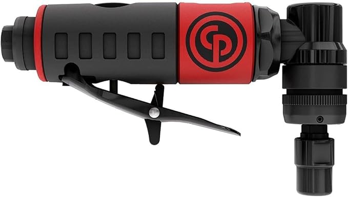 Chicago Pneumatic CP7406 - Air Angle Die Grinder Tool, Welder, Woodworking, Automotive Car Detailing, Stainless Steel Polisher, Heavy Duty, 1/4 Inch (6 mm), 0.34 HP / 250 W, 23000 RPM