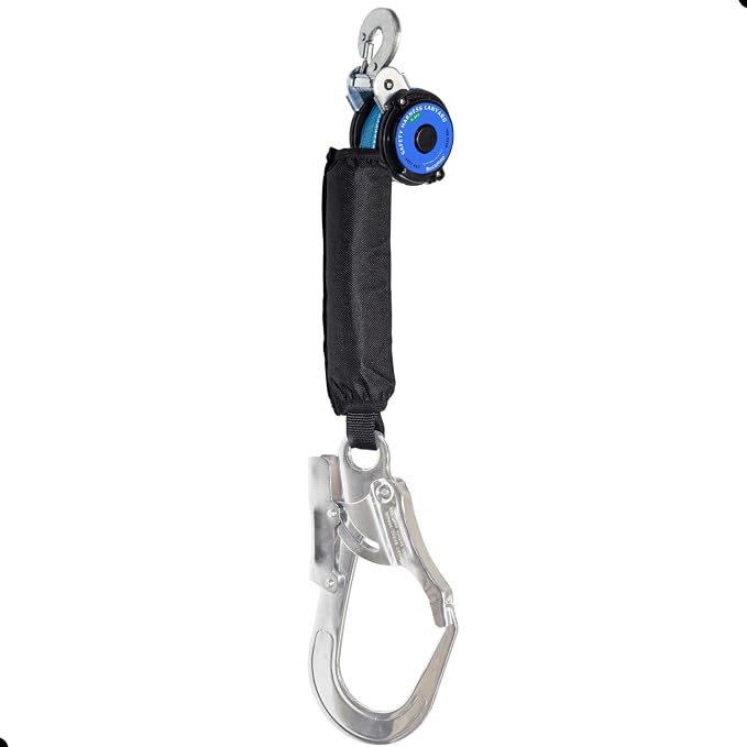 5.3FT Self Retracting Lifeline, BUCAMAO Web Retractable Safety Lanyard | Srl Fall Protection, Retractable Lanyard, Safety Harness Yoyo, Safety Harness Fall Protection Kit, Fall Arrestor