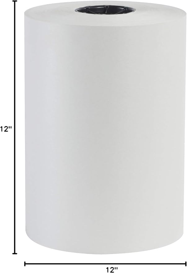 Box USA Packing Paper Roll 12 x 1400ft (1,000 Sheets 17 Equivalent) - Newsprint Paper for Shipping, Storage and Moving Supplies, White