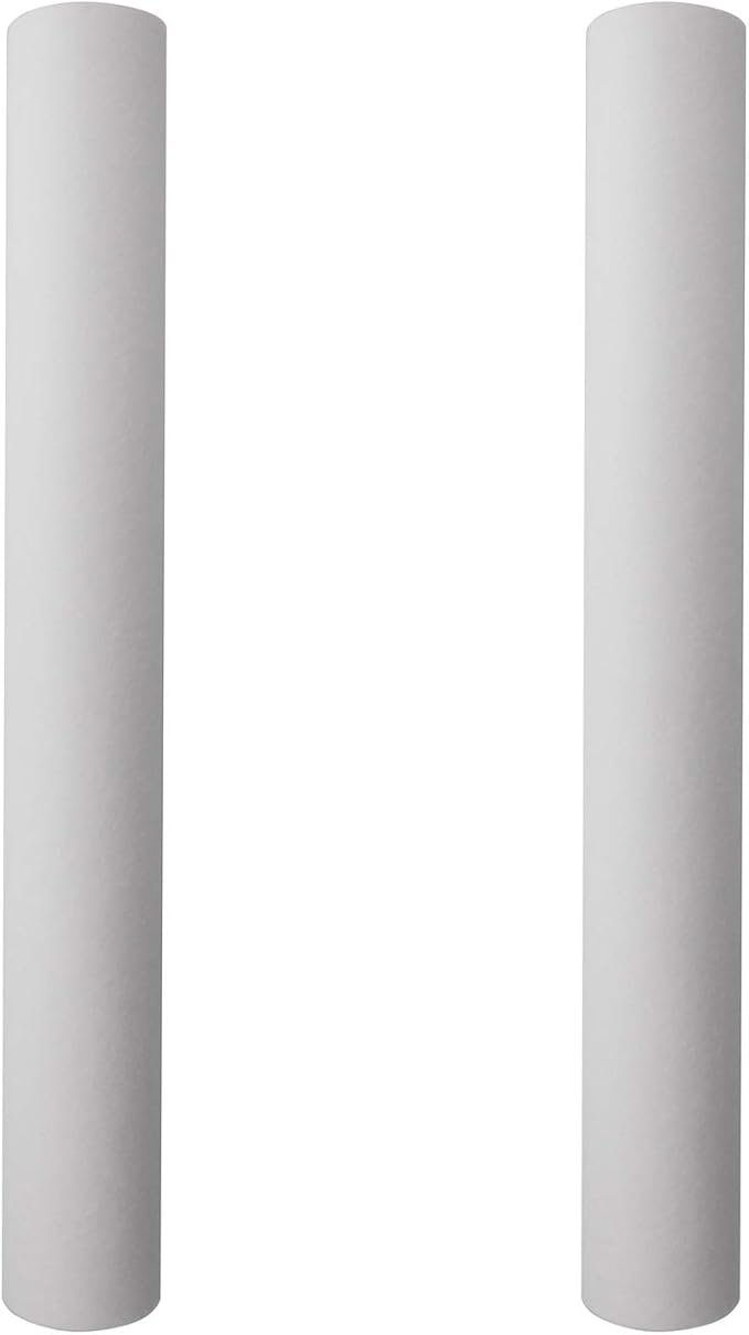 Tier1 50 Micron 20x2.5 Water Filter | Spun Wound Polypropylene Whole House Water Pre-Filter Cartridge | Replacement for Hydronix SDC-25-2050, FPMB50-20 | 2.5 x 20 Sediment Water Filter (2-Pack)