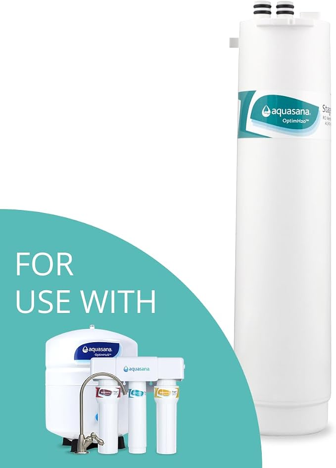 Aquasana AQ-RO3-RO 1-Year RO Membrane Replacement Filter for AQ-RO-3 - Not Compatible with SmartFlow Systems