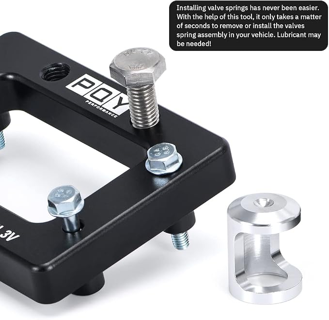 Engine Valve Spring Compressor Tool Compatible with Ford Mustang GT 4.6L 5.4L 3V Explorer Trac Magnetic Screw Retainer Black