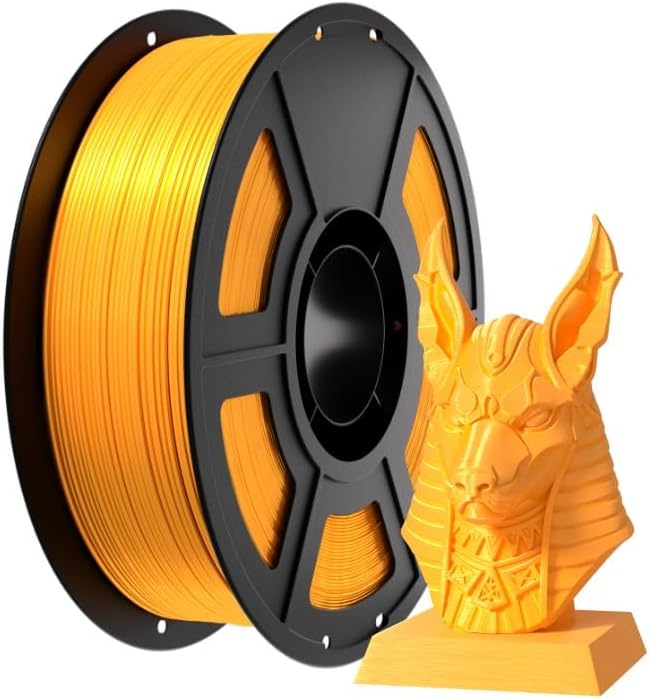 Chitu Systems Conjure Silk Light Gold PLA 3D Printer Filament 1.75mm,Metal-Like Shiny Consumables 1kg (2.2lbs) 1 Spool, Dimensional Accuracy +/- 0.02 mm