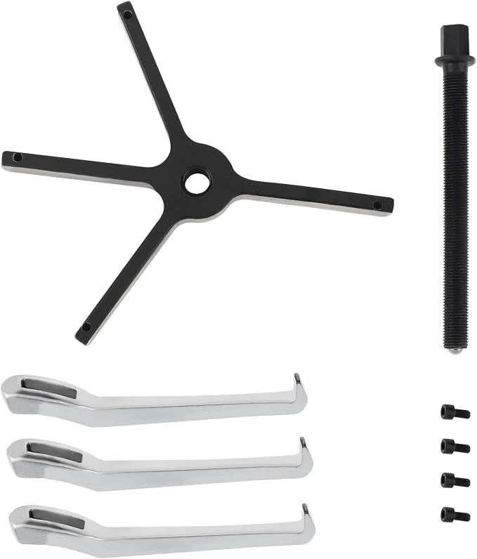 ChgImposs 8" 2 Jaw 3 Jaw Gear Puller, Adjustable Bearing Puller, Reversible Removal Tool for Internal External Pulling, Puller Tool for Removal of Pulleys Flywheels Bearings Gears