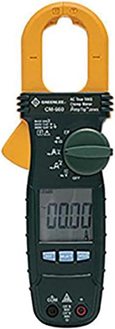 Greenlee CM-660 General Purpose Clamp Meter, AC, 600-Amp