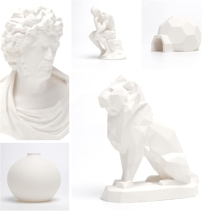 3DHoJor Matte PLA Filament 1.75mm, Upgrade 1kg Cardboard Spool PLA Filament 1.75 - PLA 3D Printing Filament, Print with Most 3D Printers Using 3D Filament(Matte White)
