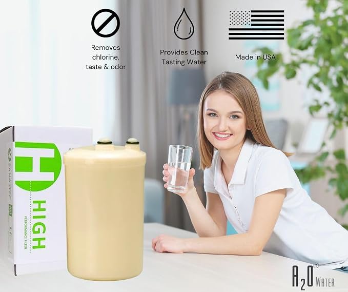 A2O Water - Made in USA, High Performance Water Filter Cartridge - Original Model, HG Type (Please See Product Image to Verify the Filter Type)
