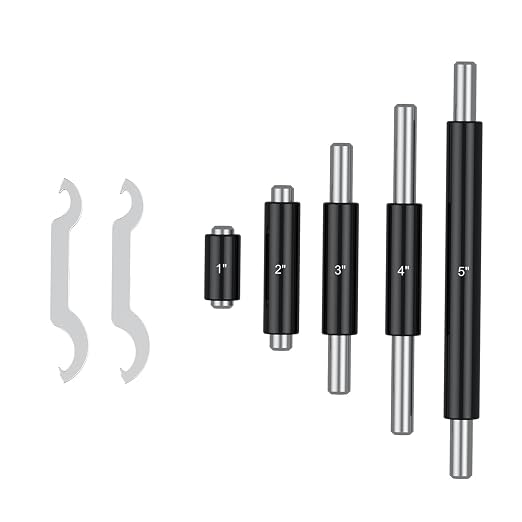 HDLNKAK 0-6 inch Outer Diameter Micrometer Set, 6-Piece high-Precision Micrometer Tool Set, Equipped with 0.0001 inch Scale and Tungsten Carbide tip, Comes with a Sturdy Portable Carrying case.