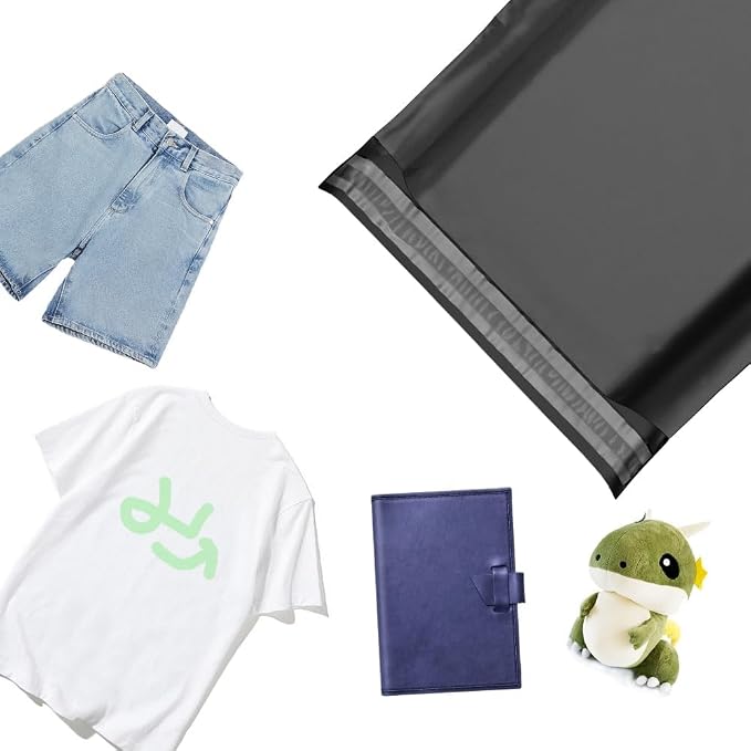 Poly Mailers Shipping Bags with Strong Adhesive, Waterproof Mailing Bags for Clothing, T-Shirts, and Small Business Shipping
