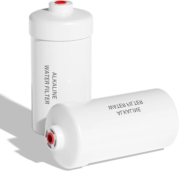 Purewell PH-2 White 3-Stage Alkaline Filter Elements, Additional filters for Berlkey® Black Filters, Berlkey® Gravity Filtration System and Purewell System, pH 8-9 (2 Pack, K Series)