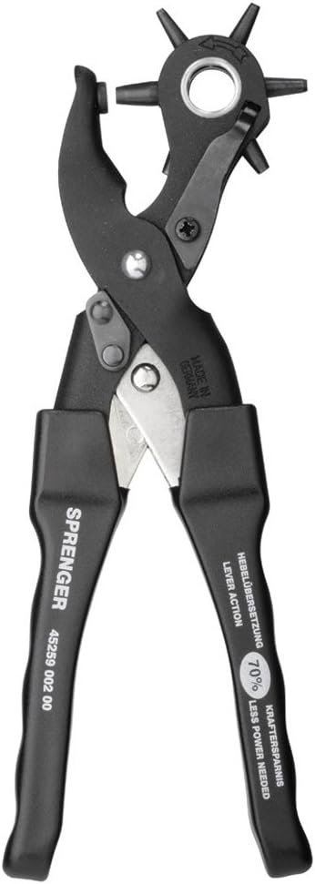 Leather Hole Punch - Made in Germany - Handheld Professional Tool for Leather Products Herm Sprenger