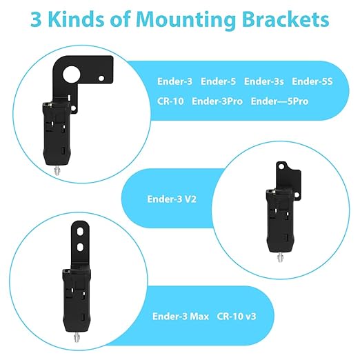 Creality Official CR Touch Auto Leveling Kit, 3D Printer Auto Bed Leveling Sensor Kit for Ender 3 / Ender 3 V2 / Ender 3 Pro/Ender 3 Max/Ender 5 / CR-10 Printers with 32 Bit V4.2.2 / V4.2.7 Mainboard