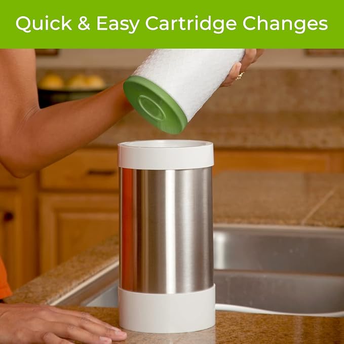 WaterChef Countertop Water Filter Replacement Cartridge CR65 | For C6500 Systems | NSF/ANSI Certified for 78 Contaminants | 600-Gallon Capacity | Made in USA
