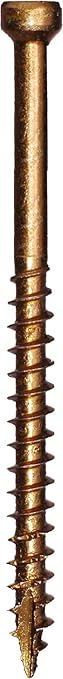 GRK 772691167309 8 x 2-1/2" Fasteners 16730 FIN/Trim Screws 605CT, Gold, 605 Count