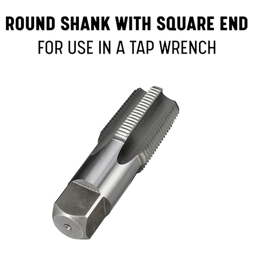 Drill America - DWT64012 1-1/2"-11-1/2" NPT High Speed Steel 7 Flute Pipe Tap, DWT Series