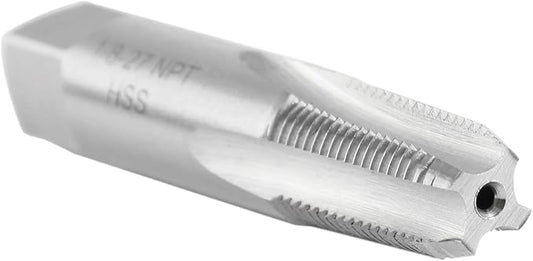 Accusize 1/8"-27 HSS Taper Pipe Tap - NPT, NPT-18 | 1/8"-27, 4 Flutes, 2-1/8" OAL, HSS Taper Pipe Tap - NPT