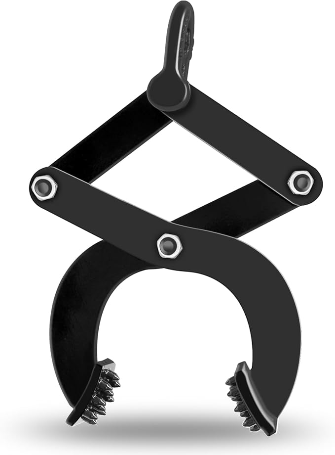 Pallet Puller Clamp 8800lbs 4 Ton Tree Puller Tool, Stump Puller, Pallet Grabber Black, Compatible with Chain/Strap with Hooks for Lifting/Pulling