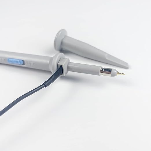 OWON Lab Oscilloscope High Voltage Probe Kit, 200MHz Oscilloscope Clip Probe Work with Digital Oscilloscope and Analog Oscilloscope