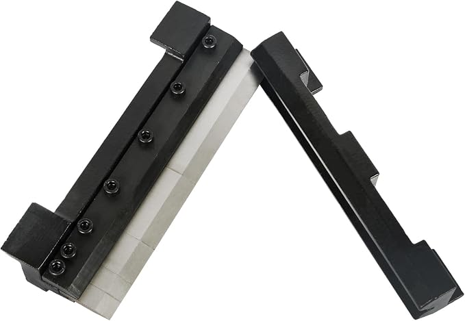 KAKA INDUSTRIAL Vise Mount Metal Brake Bender,8-Inch(200mm) Magnetic Vise for 14Ga. (2mm) Steel & 1/8" Aluminum, Quick-Release for DIY Metalworking & Small Box Fabrication BDS-8
