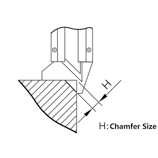 Digital Chamfer Gage Ruler, Electronic Chamfering Ruler, Measure 45° Chamfer Dimension, Made of Stainless Steel, Resolution 0.01mm, Range 0-10mm