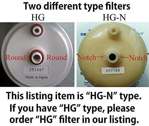 HG-N Type Water Filter - Lead Removal Replacement Compatible with SD501HG-N, DX, DXII, Jr, JrII, Super 501, SD501HGN - 20,000 L Capacity