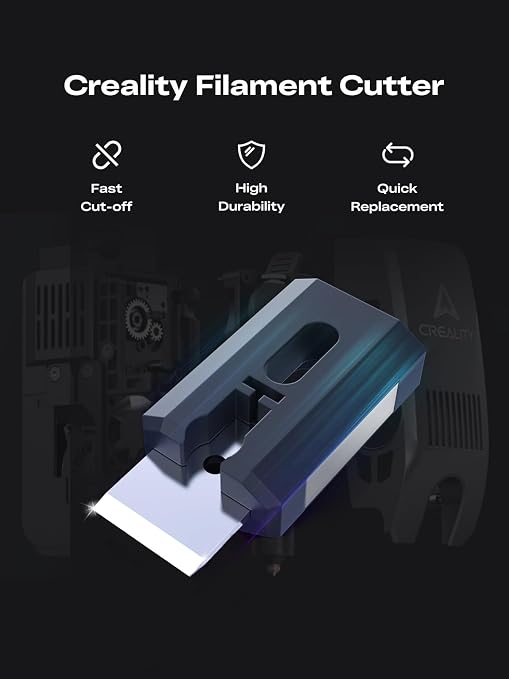 Creality K2 Plus Filament Cutter 10-Pack, High Durability Precision Snips for Fast Cut-Off and Quick Replacement, for Creality K2/K2 Pro/K2 Plus 3D Printers