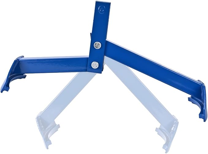 Drum Lifter - Vertical Drum Clamp for Quick and Easy Loading/Unloading of 55 Gallon Steel Drums, 1100lb. Capacity, Rugged All-Steel Construction, Narrow Profile for Overpack Drum Placement