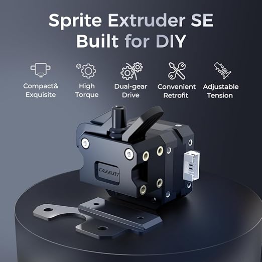 Official Creality Ender 3 Sprite Direct Drive, 3D Printers Extruder Upgrades Kit with Dual Gear, High Torque for Creality Ender 3/Ender 3 v2/Ender 3 pro/Ender 5/Ender 5 Pro/Ender 5 Plus/Cr-10
