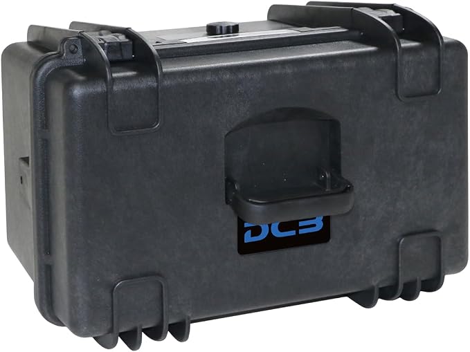 DCB Cases - Element 4102F | 16 x 11 x 12 Ext Dim | IP67 Waterproof | Pluck Foam Insert | Foldable Handle | Pressure Control Valve | Resin-Reinforced Injection Molded Plastic | 2 Latch Lid Close