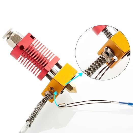 3D Printer Hotend kit, Upgrade Ender 3 Hotend 24V 40W, CR10 J-Head Hotend Compatible for Ender 3, Ender 3 V2, Ender 3 Pro, Ender 3 max, Ender 5, CR-10/CR10S,