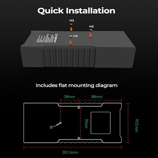 Creality 3D Printer Heater, PTC Chamber Heater 400W - 45-70°C, Filament Drying, Reduces Warping, Dual Safety Protection, Mini Heater Temp Control for LCD/DLP/FDM 3D Printers