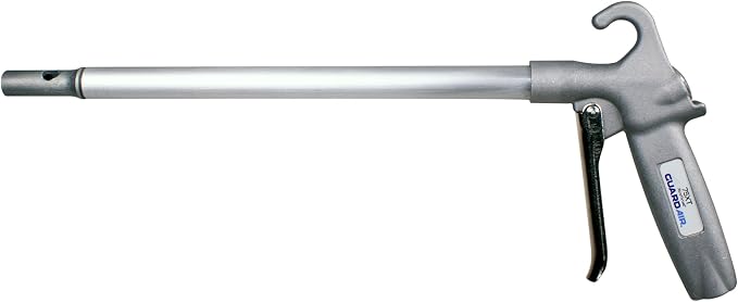 Guardair XtraThrust Safety Air Gun - 6 inch Aluminum Extension, Pistol Style Grip, OSHA Compliant Alloy Nozzle, 1/4 Inch FNPT Inlet (75XT006AA)