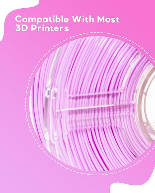 Cookiecad PETG Filament 1.75mm 1kg Purple Pastel 3D Printer Filament - Lavender PETG