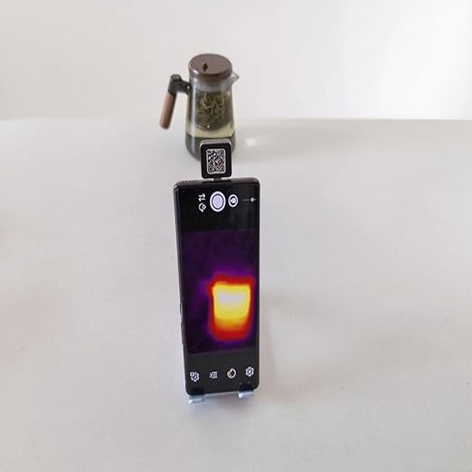 TIOP03 32x24 Type-C Portable IR Thermal Camera | MLX90640 sensor, 32×24 IR resolution, Type-C plug-and-play, compatible with Android phones for real-time thermal imaging