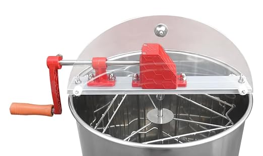 3 Frame Manual Honey Extractor Stainless Steel