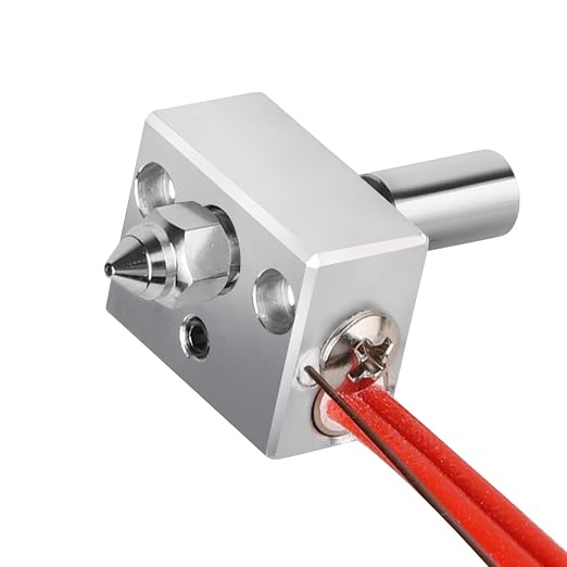 Creality Official Sprite Extruder Upgrade Heater Block Kit High Temperature 300℃ Titanium Heatbreak Plated Copper Nozzle Compatible with Creality Ender 3 S1/Ender3 S1 Pro/CR10 Smart Pro