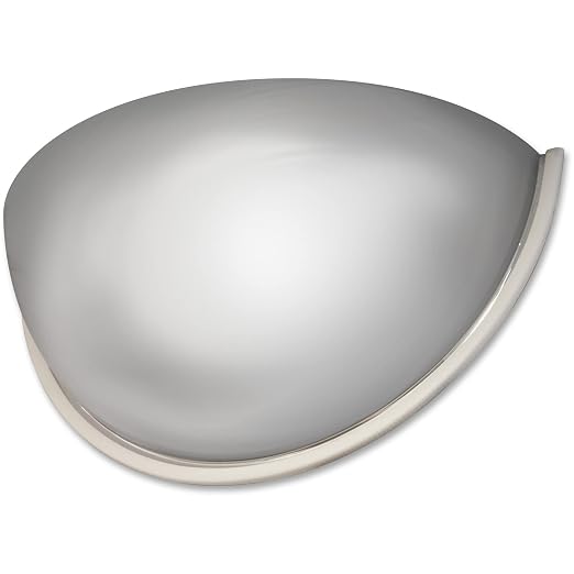 See All Half-Dome Convex Security Mirror, Half-Dome, 18" Diameter