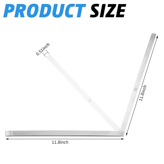 2 Pcs 25 Blade Long Feeler Gauge Set 0.038-1.02mm, Stainless Steel Feeler Gauge Dual Marked Metric and Imperial Measuring Tool, Silver for Guitar, Spark Plug, Piston Measure